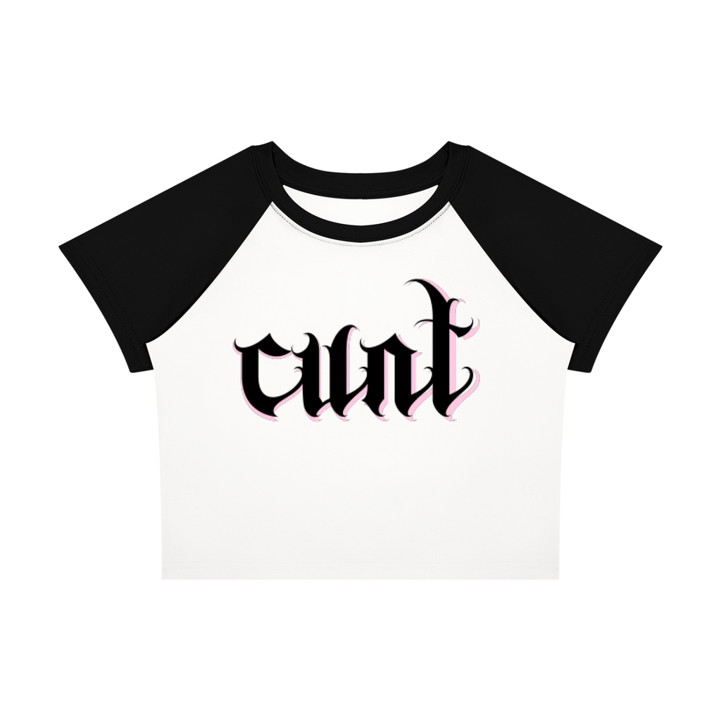 Cunt Crop'd Collegiate Tee